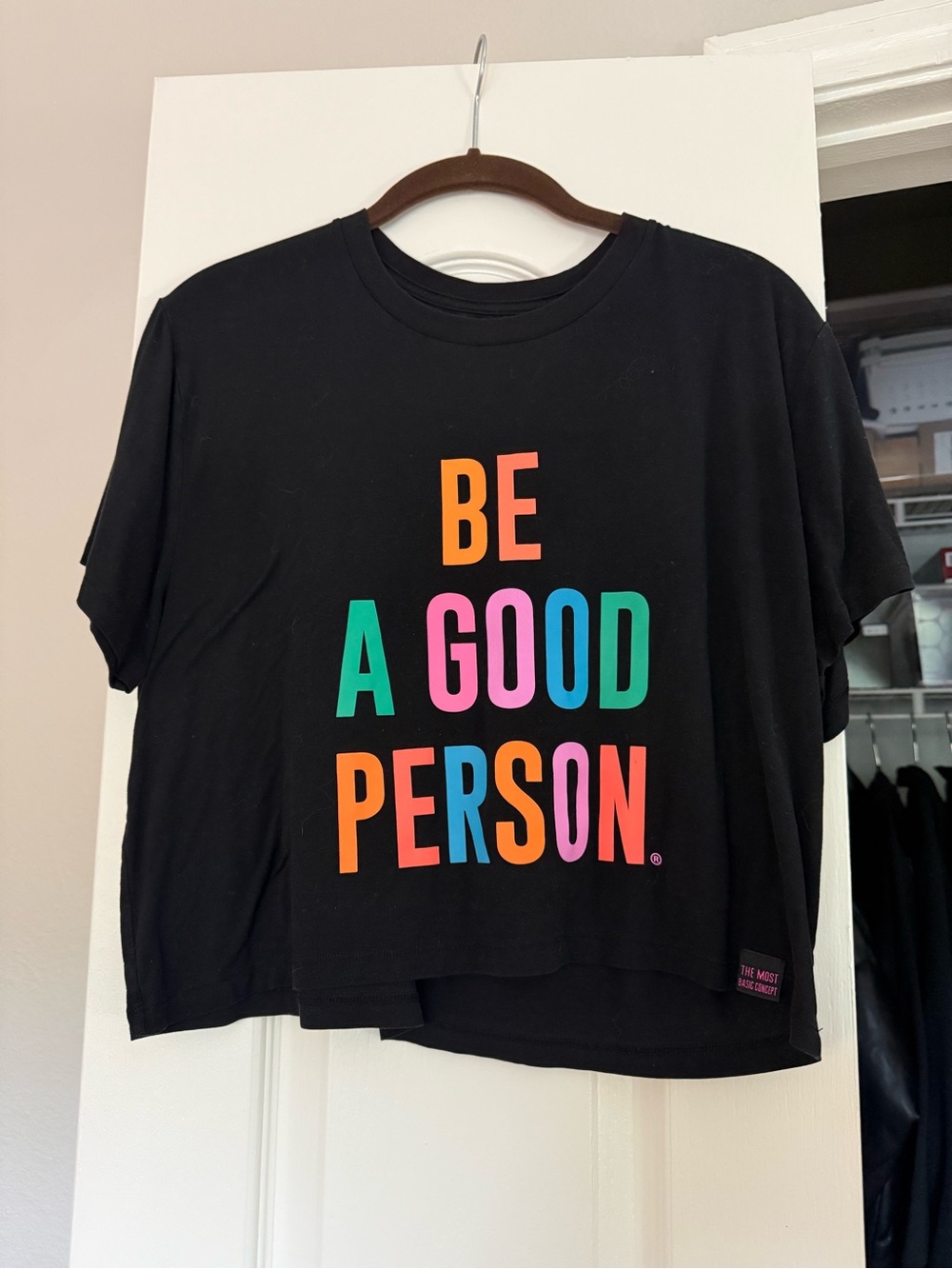 Be A Good Person Women’s Crop Tee